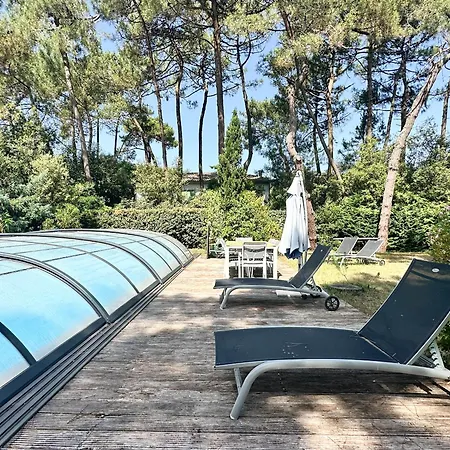 Moderne Avec Piscine Pour 8 Personnes - La Palmyre - Fr-1-705-103 Вилла Ле-Мат