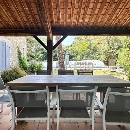 Charentaise Avec Piscine Pour 8 Personnes à La Palmyre - Fr-1-705-103 Villa Les Mathes